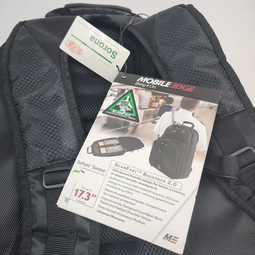 Mobile Edge ScanFast Checkpoint Friendly Backpack 2.0 for 17
